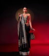 Shruti haasan Dac Golden Nylon Jacquard Silk Party Wear Sarees Wholesale Price In Surat